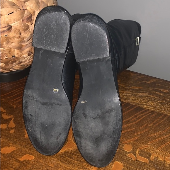 Banana Republic black leather riding boots - Picture 5 of 7